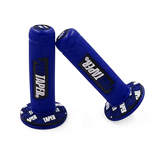 7/8 Pouces poignée de Guidon de Moto Gel poignée de Frein en Caoutchouc pour crf exc YZF protaper Pro Taper Motorcross Dirt Pit Bike_Azul