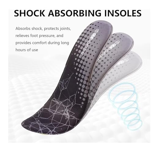 Plantillas de espuma viscoelástica para hombre tamaño M10 Negro miniatura 6
