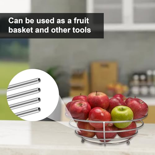 LAVMHAB 304 Edelstahlrohr 4mm Außendurchmesser x 0,8mm Wandstärke, 300mm Länge, nahtlose runde Edelstahl Rohr (4 Stück)