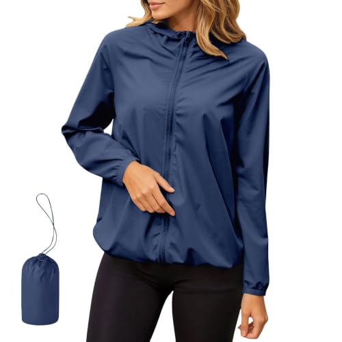 Veste coupe-vent légère pour femme protection vent et pluie