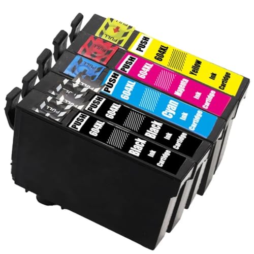 Cartouche d'encre 604XL compatible T604 pack multipack 5 couleurs haute capacité