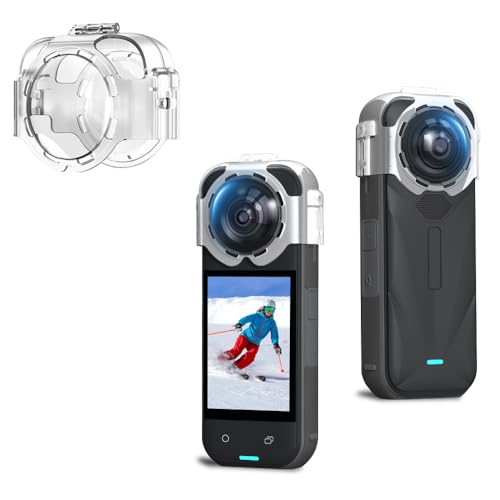 Protector de lente antivaho para Insta360 X5, cubierta protectora de policarbonato de grado óptico, protección a presión resistente a caídas y arañazos, para accesorios de cámara deportiva Insta 360