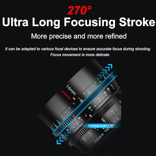 7Artisans MI23111003 14Mm T2.9 For Sigma/Leica/Panasonic L Mount, Full Frame Prime Mirrorless Cameras Lens,114° Wide Angle,270° Focusing Stroke thumb #6