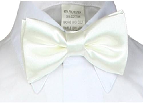 6pc Baby Toddler Boy Teen Formal Black Suit Set or 1pc Satin Bow tie Only Sm-20