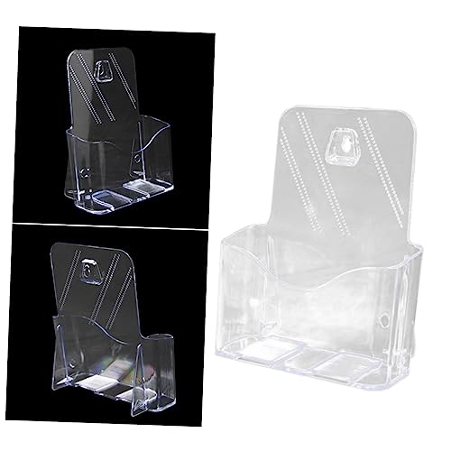 OFFSCH Transparenter Acryl-aktenhalter Dokumenten-Organizer Schreibtisch-Organizer Ordner-Organizer Notizbuchhalter Büro Organizer Schreibtisch Büromaterial