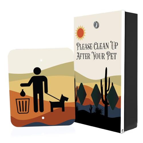 Zero Waste USA - DISPENSE-ART™ Roll Bag Dispenser & Sign - Desert Landscape