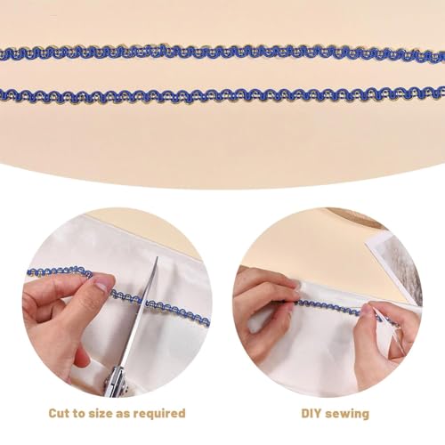 Cinta de trenza para cortinas de hogar y accesorios de boda en doce tonos de encaje 5