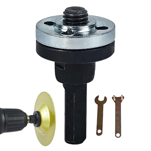 Adaptador de mandril, adaptador de amoladora angular, adaptador de conexión de varilla giratoria para coche, juego de llaves multifuncionales para disco de corte, disco de pulido