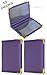 Produktbild Reise-Kartenetui, aus Leder, mit Kartenfächern, Violett, 12 Stück