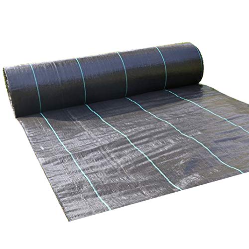 MXCELL Heavy-Duty Garden Weed Barrier Landscape Fabric Durable Weed Block Gardening Mat, Easy Setup & Superior Weed Control, UV stabilized PP Plastic Mulch Weed Block, 3Ft x 32Ft