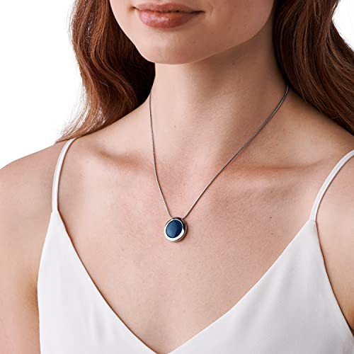 Skagen Women's Sea Glass Silver-Tone Necklace (Model: Skj1194040) #TOP1