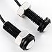 2x Custom Black Anodized Aluminum 6500K Xenon White 4.5W SMD LED Eagle Eye Lamps Back Up Backup Reverse Parking Light For Car Van SUV Coupe Sedan