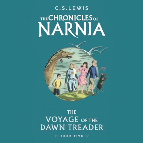 Diseño de la portada del título The Voyage of the Dawn Treader: Abridged