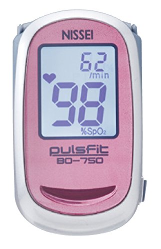 日本精密測器(NISSEI) 指先クリップ型パルスオキシメータ pulsfit BO-750 ピンク