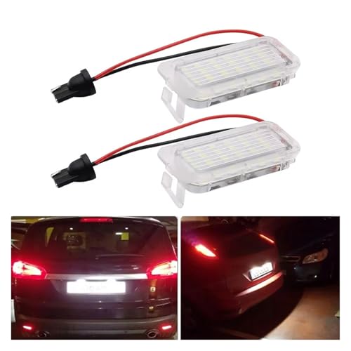 Luz LED para placa matrícula canbus con iluminación blanca de 6000K 6