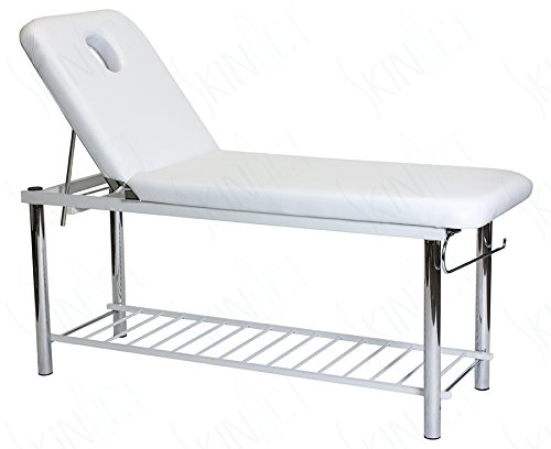 Metal Frame Edition of Smart Massage Facial Bed & Table +600lbs White (Heavy Duty)