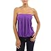 Women Strapless Pleated Tube Top Shirt,Sleeveless Stretchy Tunic Shirt for women