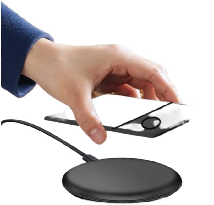 Wireless Rechargeable Card with Find My Network Compatibility for ID Cards