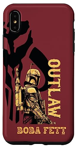 Coque iPhone XS Max Star Wars couleur pop Boba Fett