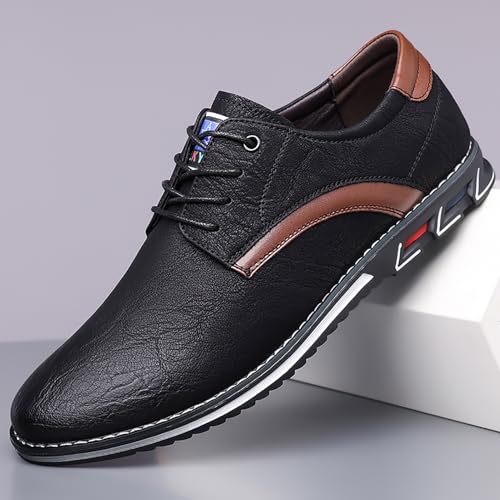 Men's Oxford Shoes Classic Leather Loafers with Business Casual Style Anti-Slip and wear-Resistant Design2