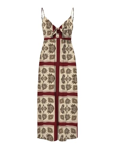 Robe longue femme Onlnova Life Vis Jules imprimée maxi fluide été