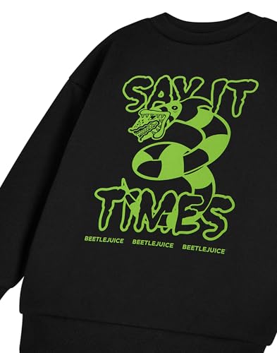 Pull Graphique Say It Three Times pour Enfants Confortable