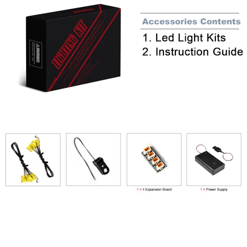 BrickBling Light Kit Compatible with Lego Mine-Craft The Armory, Creative Lighting Compatible with Lego 21252, Great Gift for Kids Aged 10+(Lights Only, No Bricks)