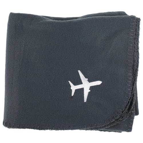 Linnea - Manta de viaje (120 x 150 cm), color gris