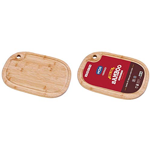 Tábua Oval Bamboo 33cm X 23cm Mor