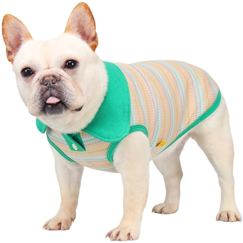 JPETTO犬服 Tシャツ 春夏 小型犬 中型犬 ドッグウェア Tシャツ パーカー 薄手 涼しい 通気性 犬用 パジャマ 日焼き防ぐ 脱毛保護 お散歩 お出かけ25-54A71グリーン2XL