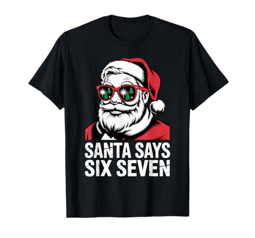 67 Six Seven Santa Christmas T-Shirt