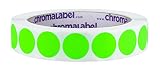 ChromaLabel 0.75 Inch Round Label Removable Color Code Dot Stickers, 1000 Labels per Roll, Fluoresce
