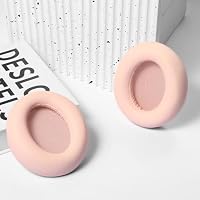 PESLNG Professionelle PU-Leder Ersatz Ohrpolster Kompatibel mit Anker Soundcore Life Q30/Q35, Verwendet hochwertigen Memory-Schaumstoff für mehr Komfort und Langlebigkeit.(Eiweißleder-Rosa) – Ansicht 4