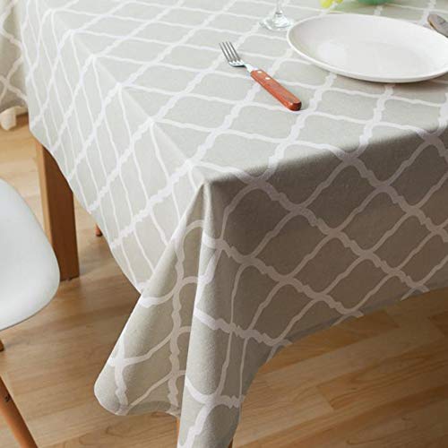 Nappe lin coton carré et rectangle pour table basse ou repas