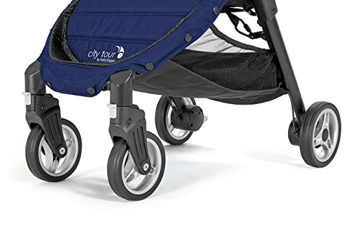 Baby Jogger City Tour Stroller | Compact Travel Stroller | Lightweight Baby Stroller with Backpack-Style Carry Bag, Perfect for Travel, Cobalt