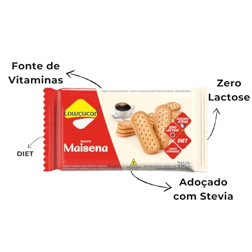 Lowcucar Biscoito Maisena Pct. 115G