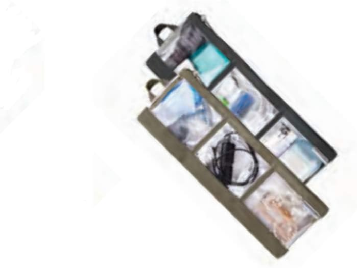  | Travelon Set of 2 Accessory Organizer, Black/Nutmeg, One Size | Packing Organizers