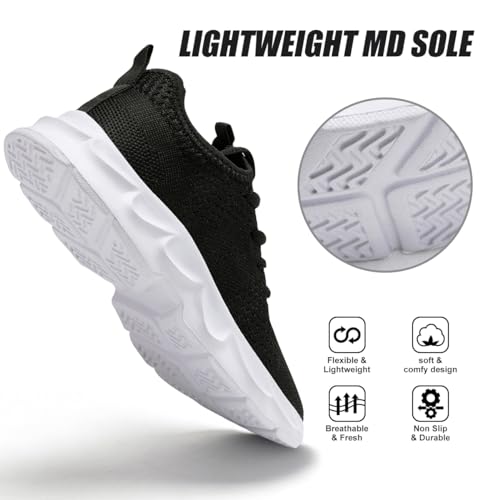 Image of EGMPDA Men's Tennis Shoes Slip On Running Walking Sneakers Casual Fashion Workout Gym Athletic Sport Hiking Sneakers Non Slip Shoe for Men