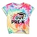 MAXIMGR Kindergarten Graduation Shirt for Kids Girls Boys Peace Out Kindergarten T-Shirt 2026 Last Day of School Tops
