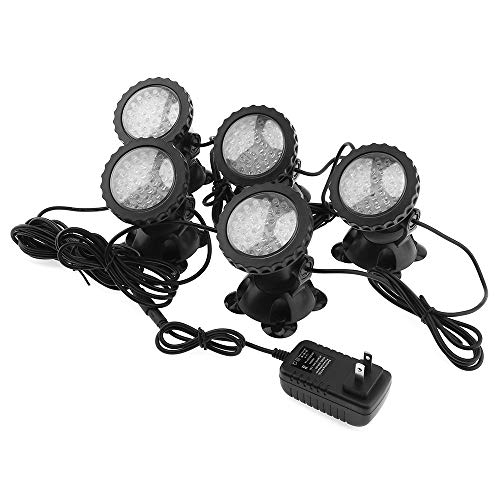 Securitying Pond Light, 36 Led Waterproof Underwater Submersible Lights Multi-Color Spotlight For Garden Fountain Fish Tank Pool, Control Not Included (5 Pack) #TOP1