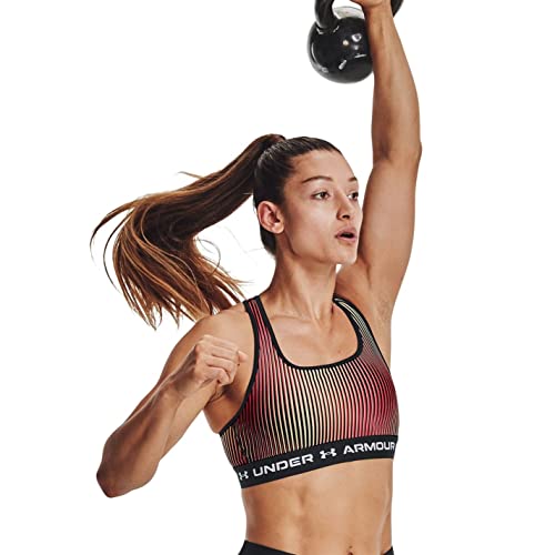 Image of Under Armour Crossback Mid Impact Heather Bra
