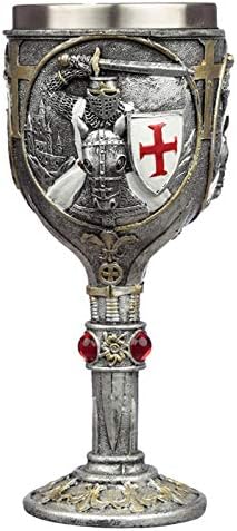 1 Pcs Collectable Decorative Crusader Knight Goblet For Decoration Novelty Gift Item