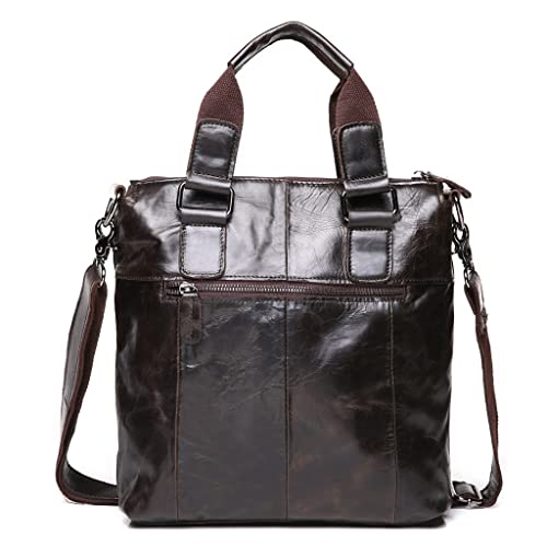 Men's Bag Layer Cowhide Handbag Leather Korean Version of The Document Men's Casual Briefcase3