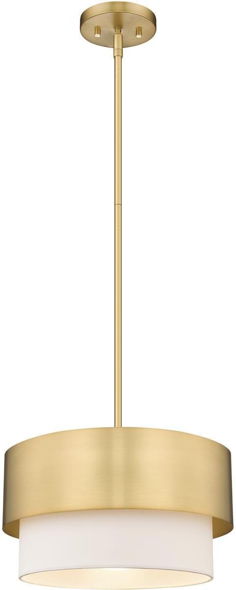 Z-Lite 495P12-MGLD Counterpoint Pendant, 1-Light 60 Watts, Modern Gold