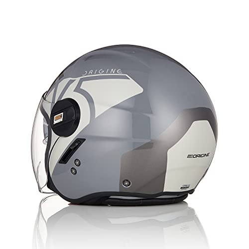 Miniatura 4 de Origine Casco Moto Jet Abierto Con Doble Visera Homologado Ece 22-06 Para Motocicleta, Atv, Utv, Scooter - Yellow Black