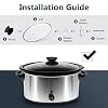 Walfos 2 Pack Universal Silicone Pot Lid Replacement Knob, Heat Resistant Pan Lid Holding Handles,BPA Free, Dishwasher Safe, Great for Slow Cookers, Skillets and Kitchen Cookware Covers #1