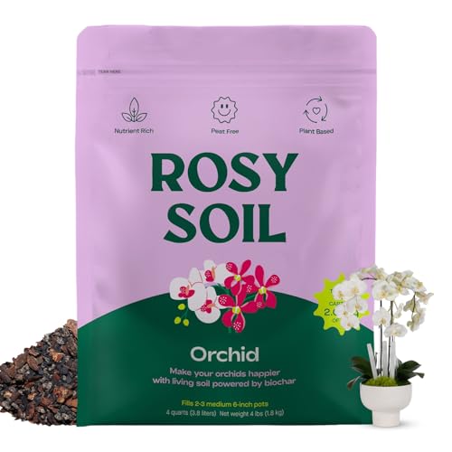 Rosy Soil Orchid Soil Potting Mix - Superior Aeration & Drainage for O