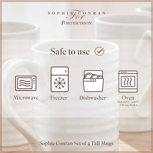 Set de 4 Mugs Altos Sophie Conran Blanco miniatura 6