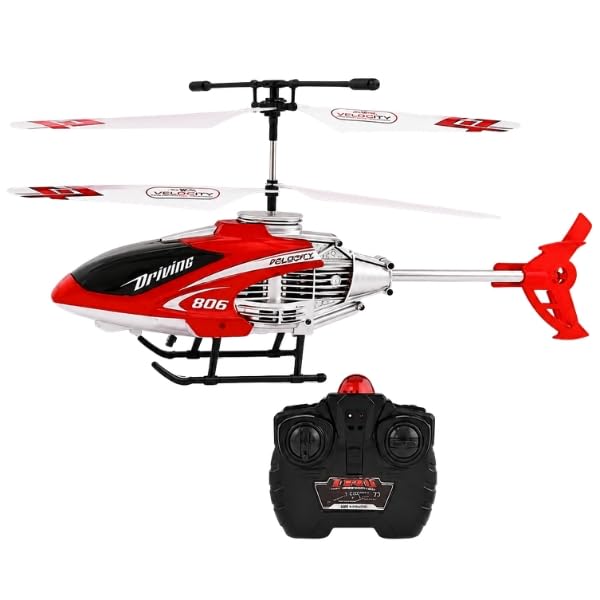 New Remote Control Velocity Flying Helicopter with Unbreakable Blades, Infrared Sensors & Light, 2D/2.5D Transmitter Chargeable Helicopter Toy for Kids-image-29