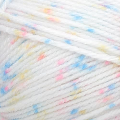 Image of (1 Skein) Lion Brand Yarn Babysoft Baby Yarn Yarn, Twinkle Print | Light DK Acyrlic Nylon Blend Fiber for Soft Baby Blankets, Knit Garments, Crochet Hats, Machine Washable Yarn